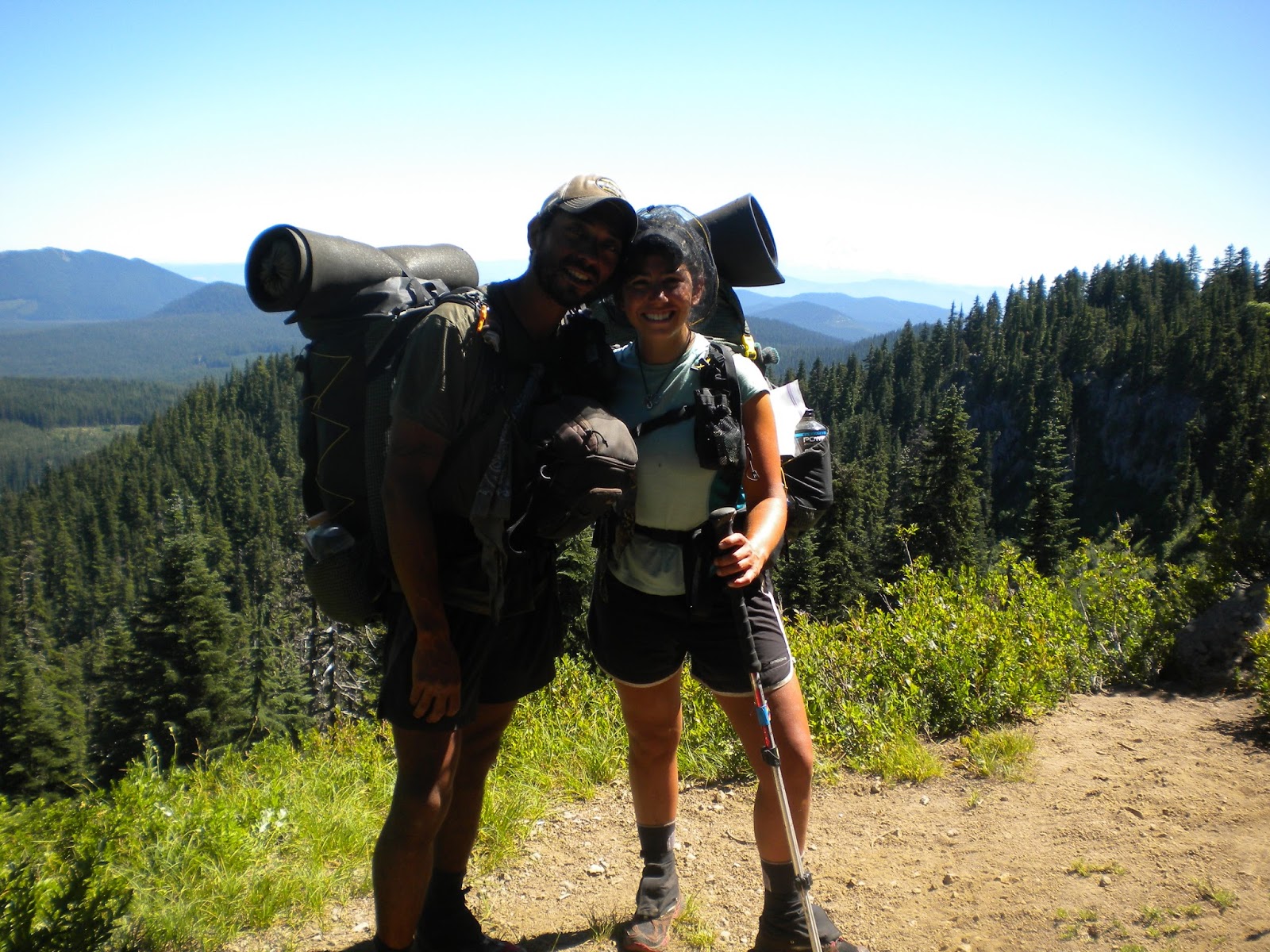 Rachel and Benny Hike the PCT Trout Lake to Cascade Locks