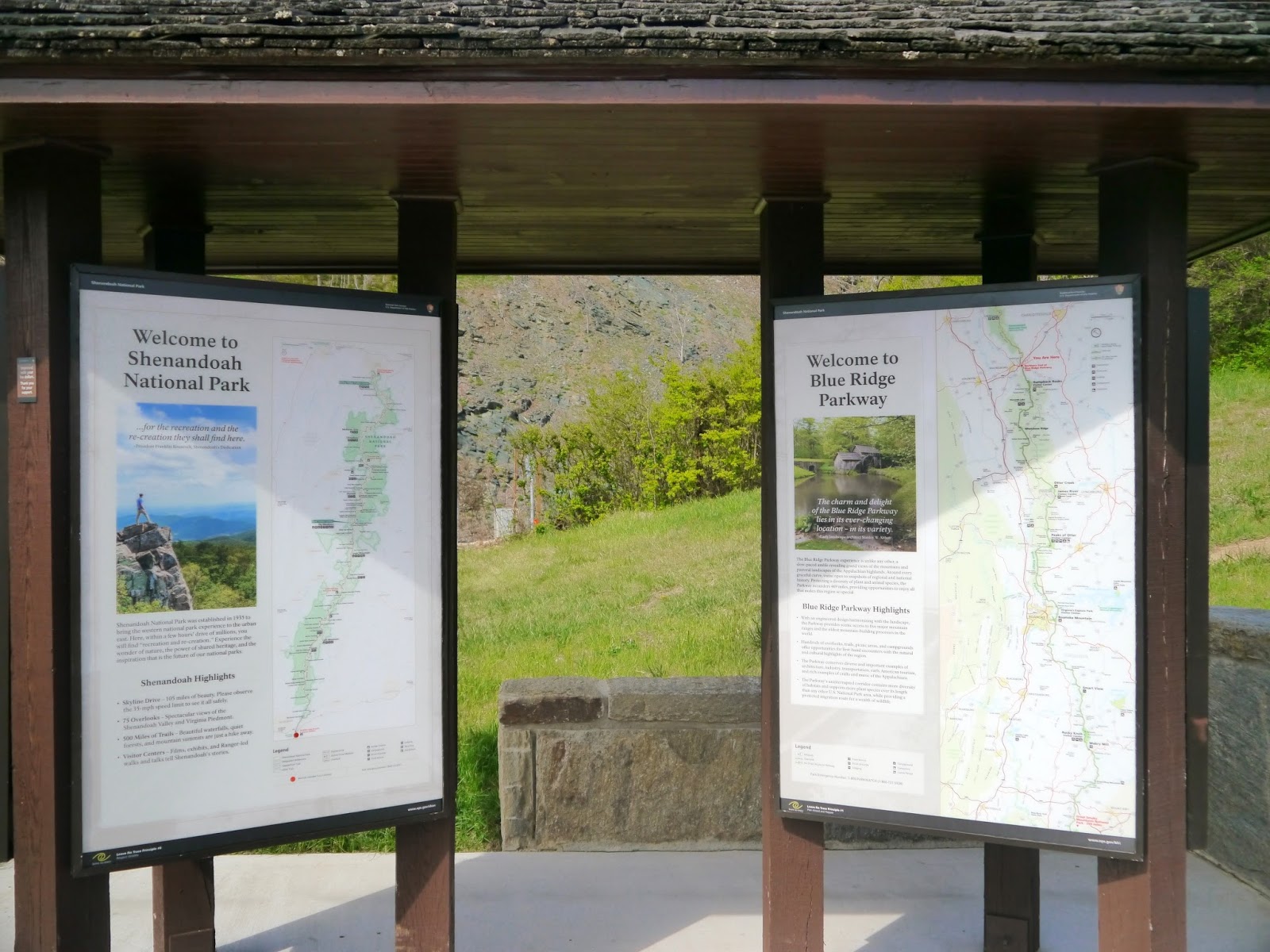 American Travel Journal Rockfish Gap to McCormick Gap Appalachian Trail Shenandoah National