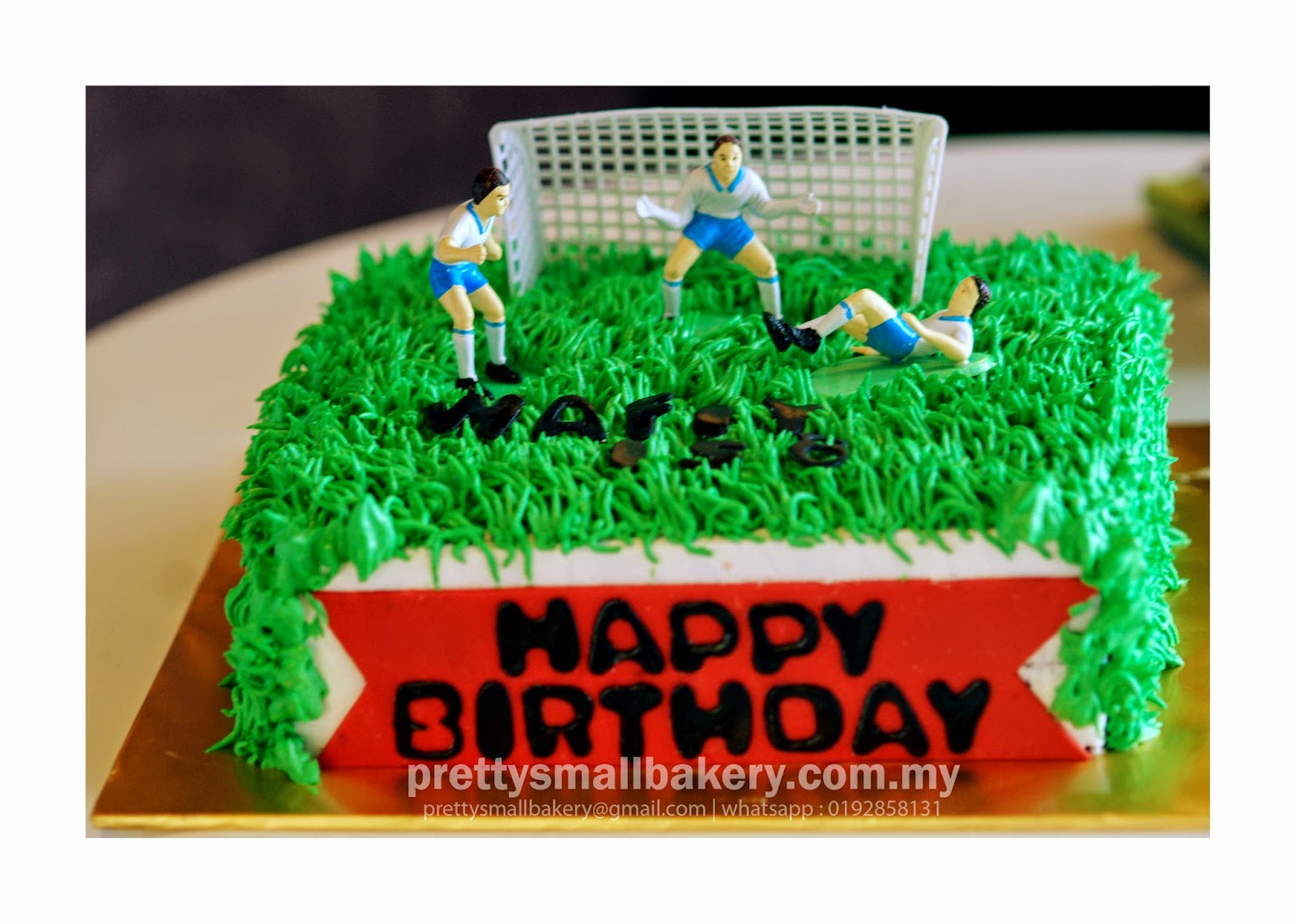 Kek birthday peminat bola sepak  kek bolasepak 