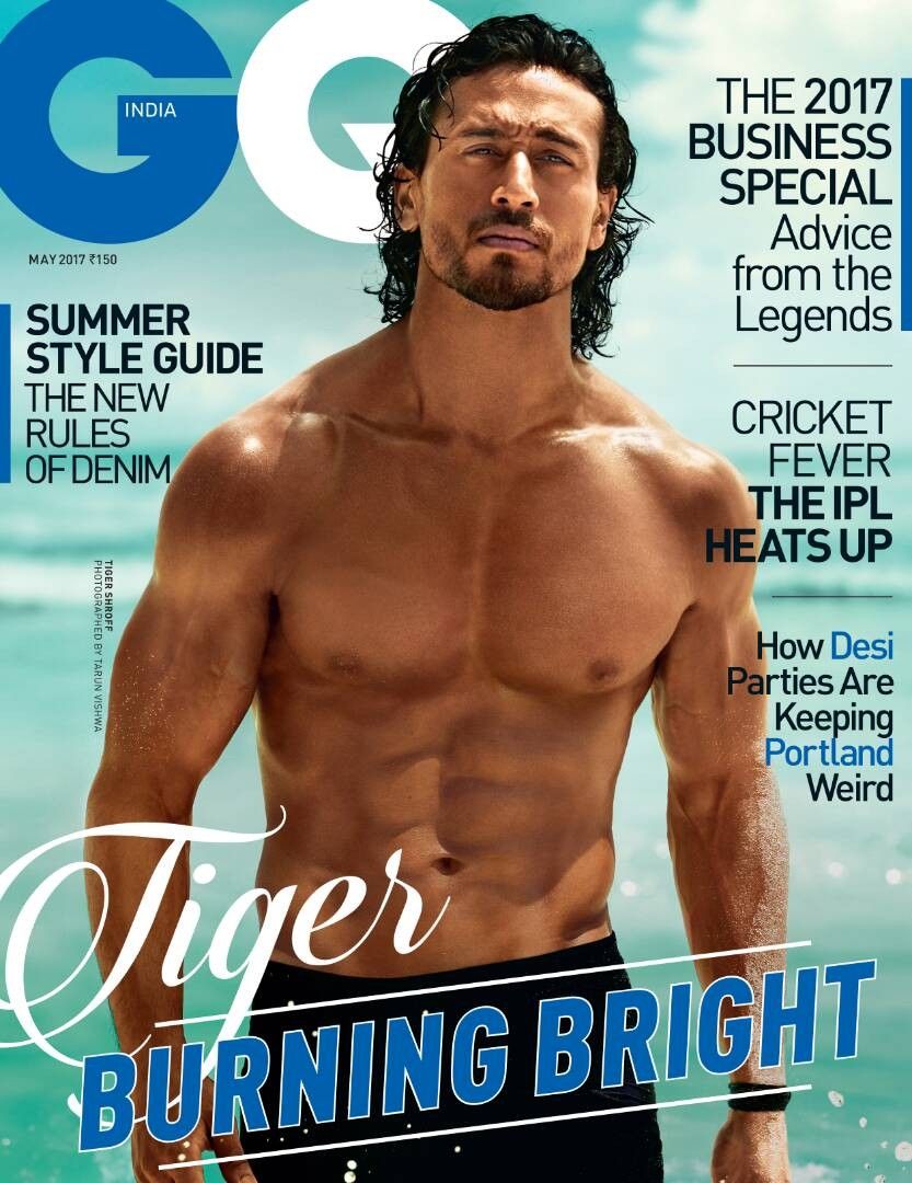 Shirtless Bollywood Men Tiger Shroff S Topless Covers A