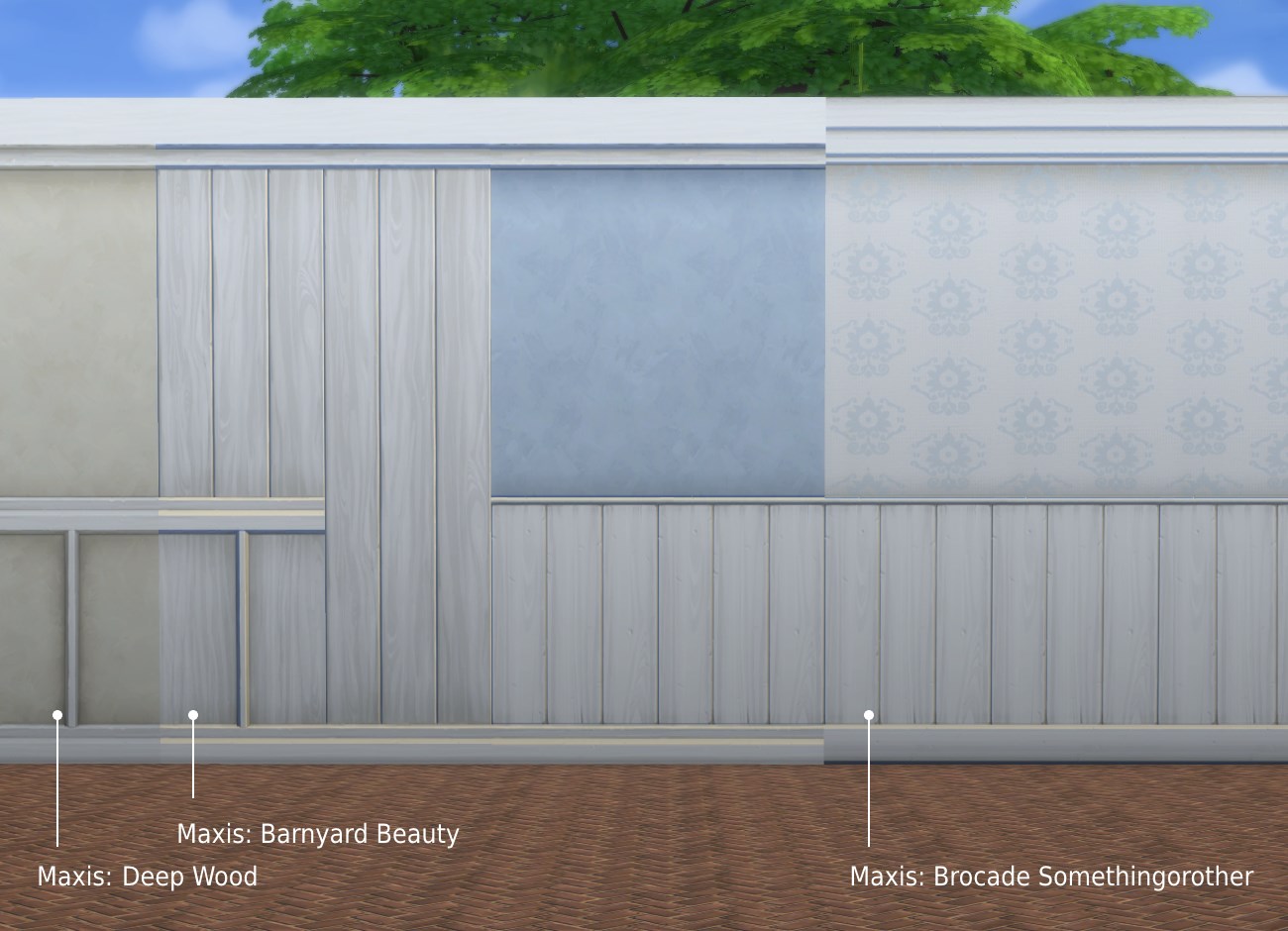 Sims 4 Wall Panel CC