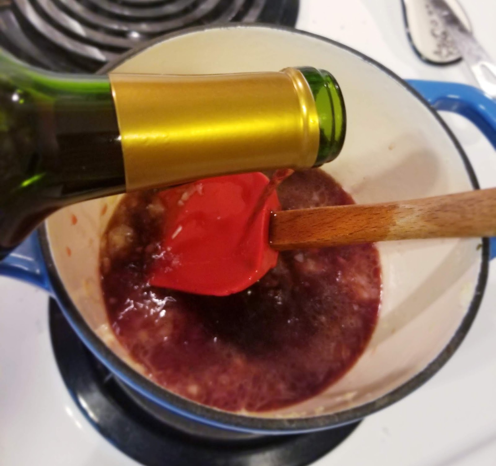 BORDELAISE SAUCE, A FANCY WAY OF SAYING A RED WINE REDUCTION SAUCE