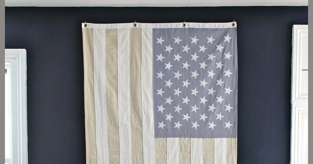 That's My Letter DIY Neutral American Flag