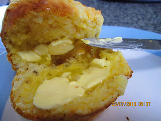 Cheese Muffins With Butter