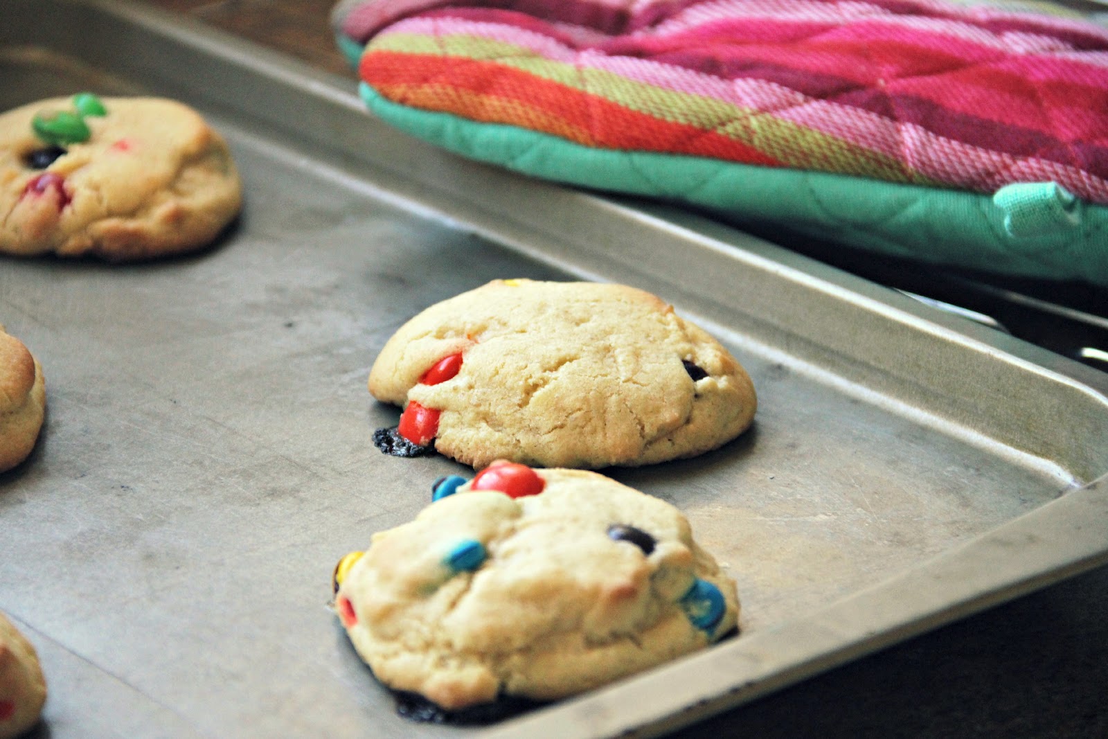 My Happy Place {chunky} M&M Cookies