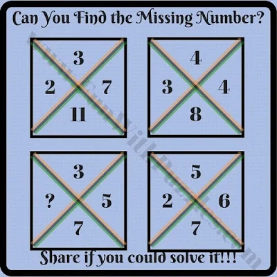 Cool Picture Maths Brain Teaser for Adults | Missing Number Puzzle