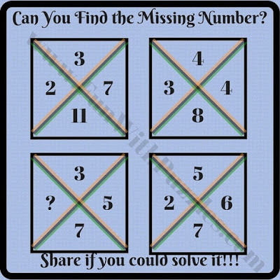 Cool Picture Maths Brain Teaser for Adults | Missing Number Puzzle
