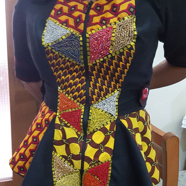 latest ankara patches styles