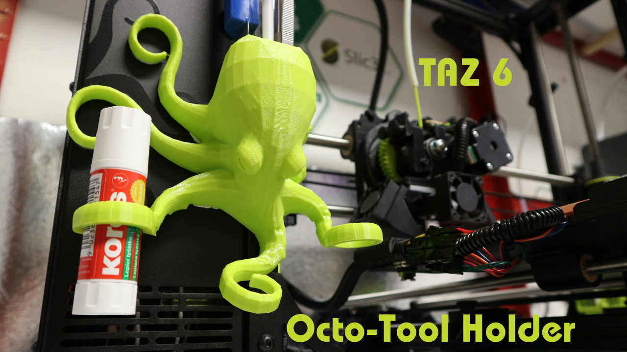 Reprap and further adventures in DIY 3D printing: Octo-Tool a reminder that thermoplastic can be reformed after 3D Printing