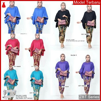 ZBT06909 Kebaya Batik Couple Wanita Batwing Balima BMGShop
