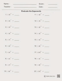 Mrs. White's 6th Grade Math Blog: EXPONENT PRACTICE 10/21/2014