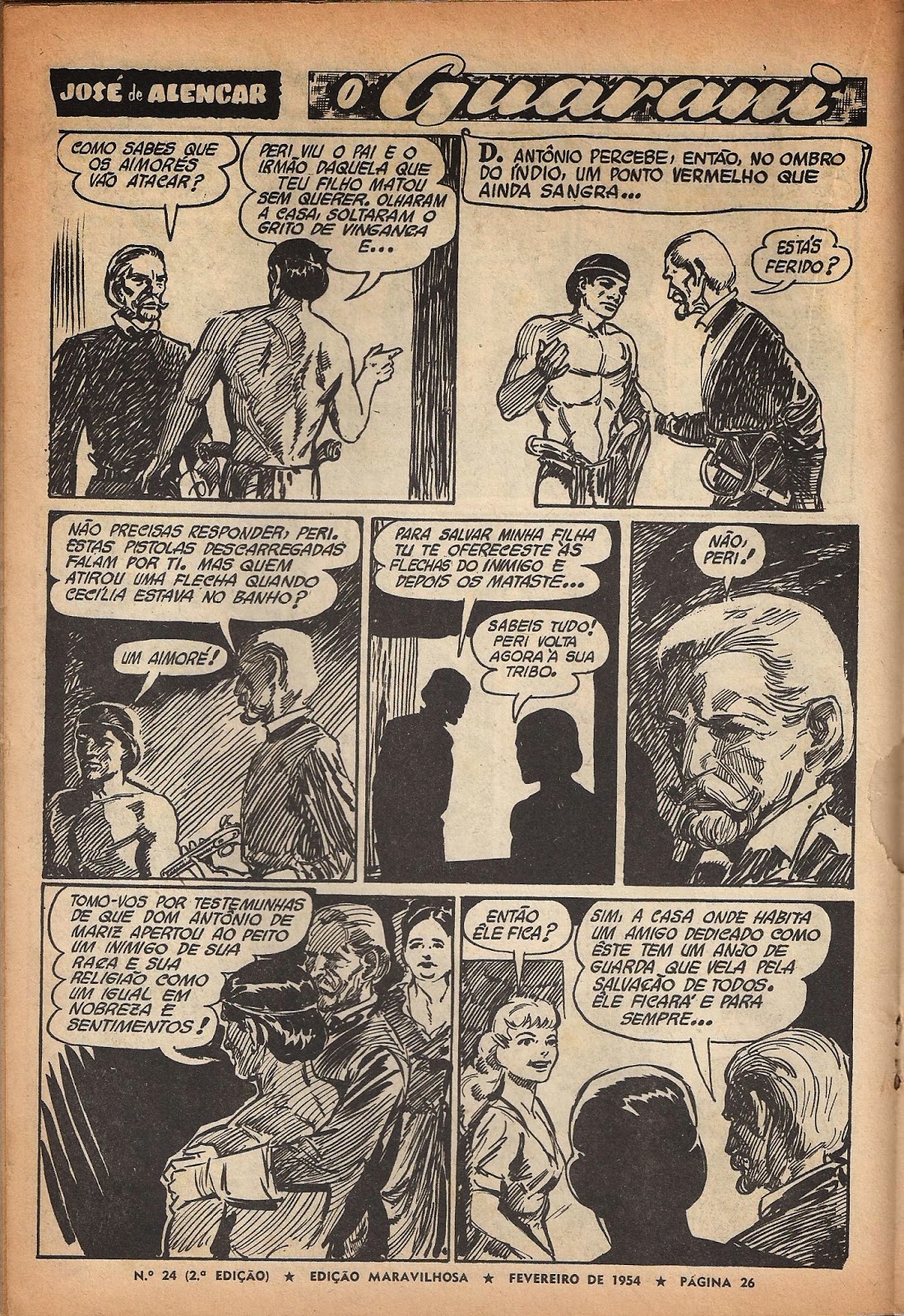 História & Quadrinhos O Guarani de