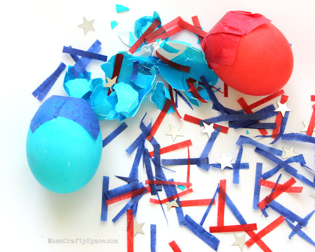 cascarones for the 4th of july