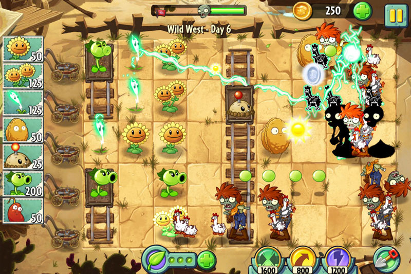 Plants Vs. Zombies 2 for iOS.  Plantas contra zumbis, Zombies, Jogos de  zumbi