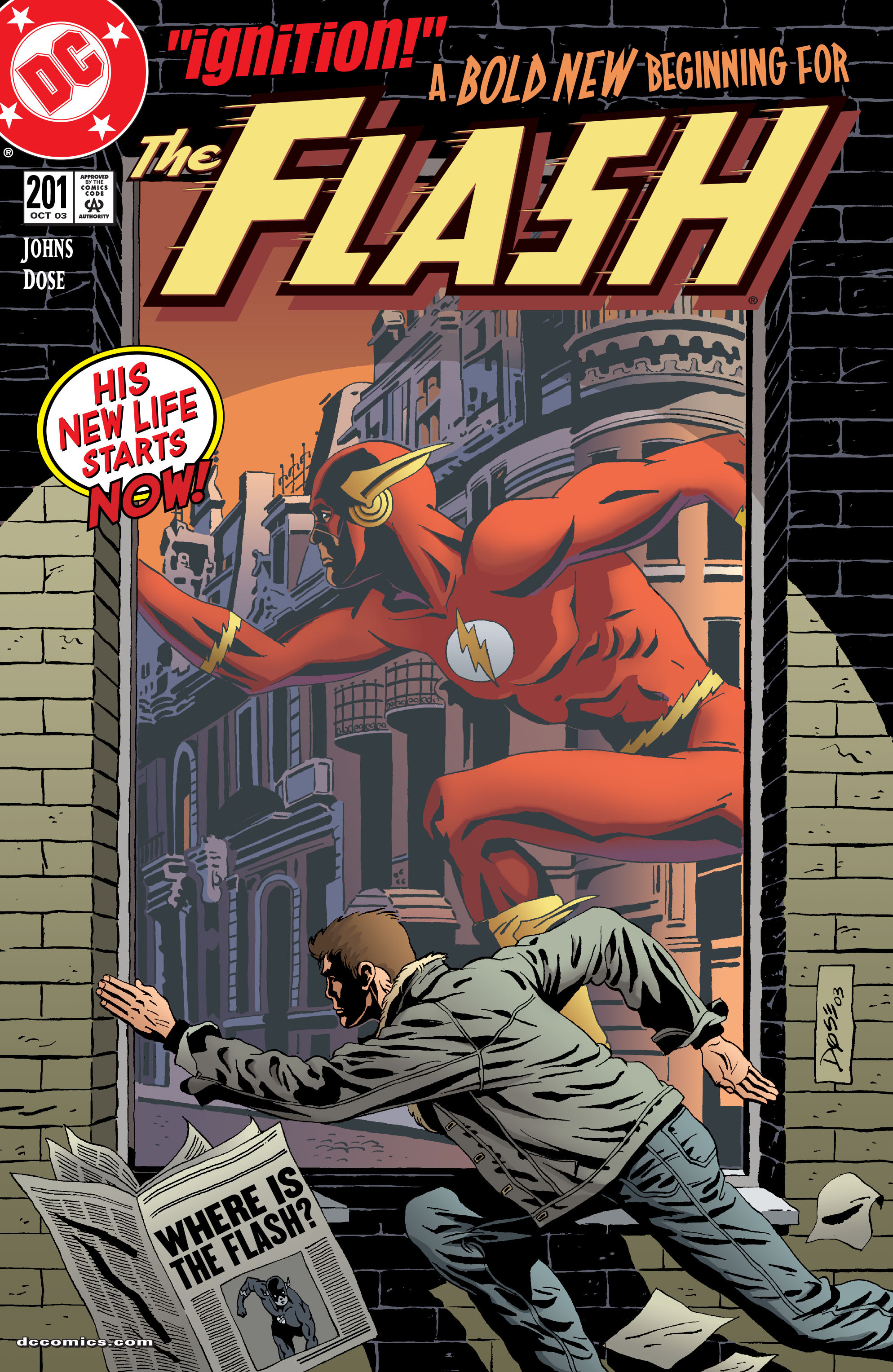 Read online The Flash (1987) comic -  Issue #201 - 1
