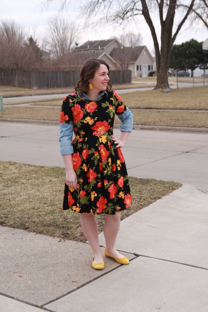 bybmg: Copycat Fashion: LuLaRoe Amelia Dress