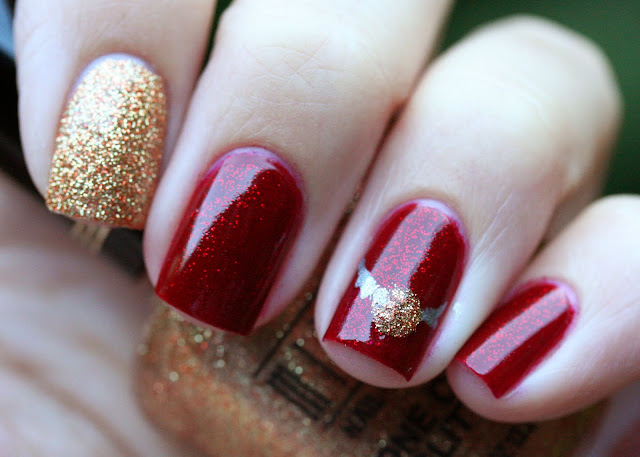The Nail Network: Gryffindor Inspired mani :)