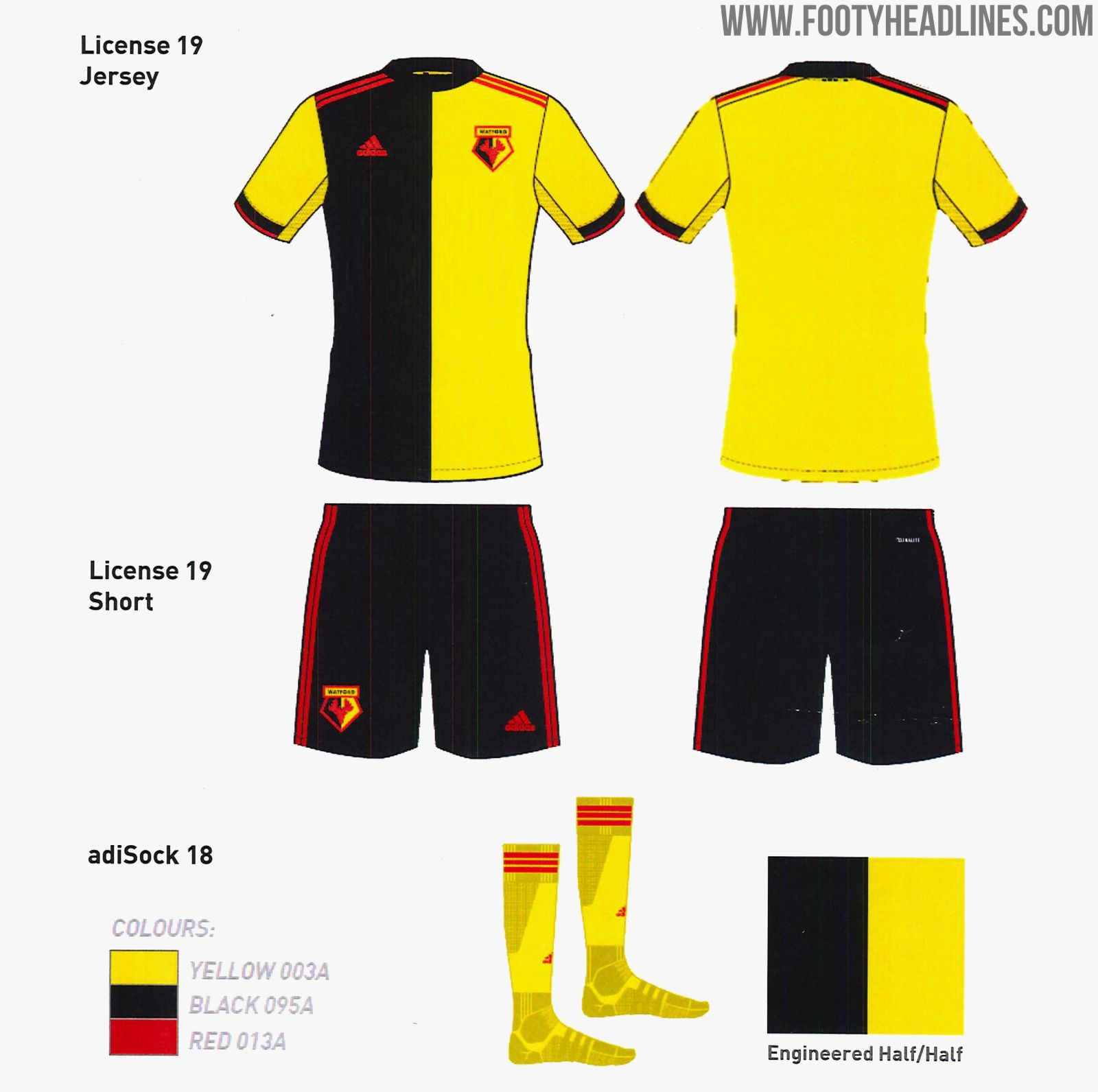 Soccer Watford Jersey 2019 Deulofeu Watford Kit 2019 3+ Hundred