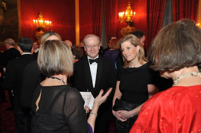 The Countess of Wessex attend a dinner at St. James’s Palace