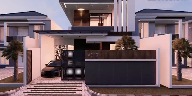 Inilah Desain Rumah Modern 2 lantai 3 kamar di Lahan 10x20 - masilham.com