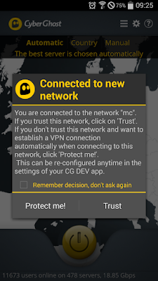 تطبيق CyberGhost VPN للأندرويد, تطبيق CyberGhost VPN مدفوع للأندرويد, تطبيق CyberGhost VPN مهكر للأندروي