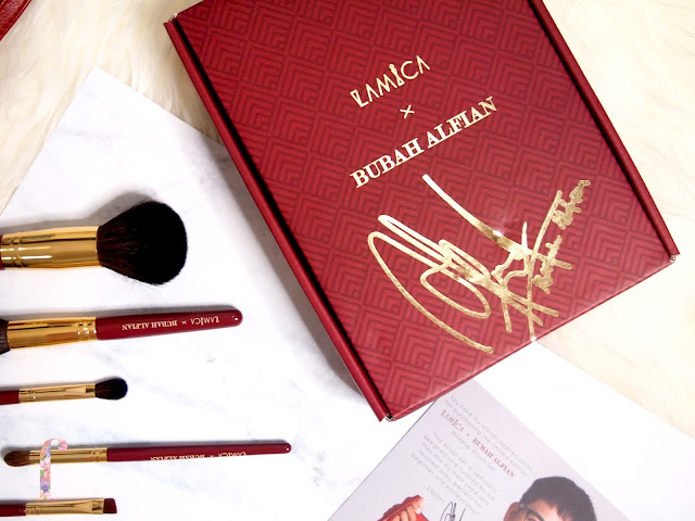 Lamic x Bubah Alfian makeup limited brush set. A very affordable set with a high quality brushes that are often used by Bubah himself, perfectly crafted for beginners and professionals in makeup industry, together with a soft yet dense bristles that picks up products and spread them smoothly without fall out to give a good color pay off on the skin.