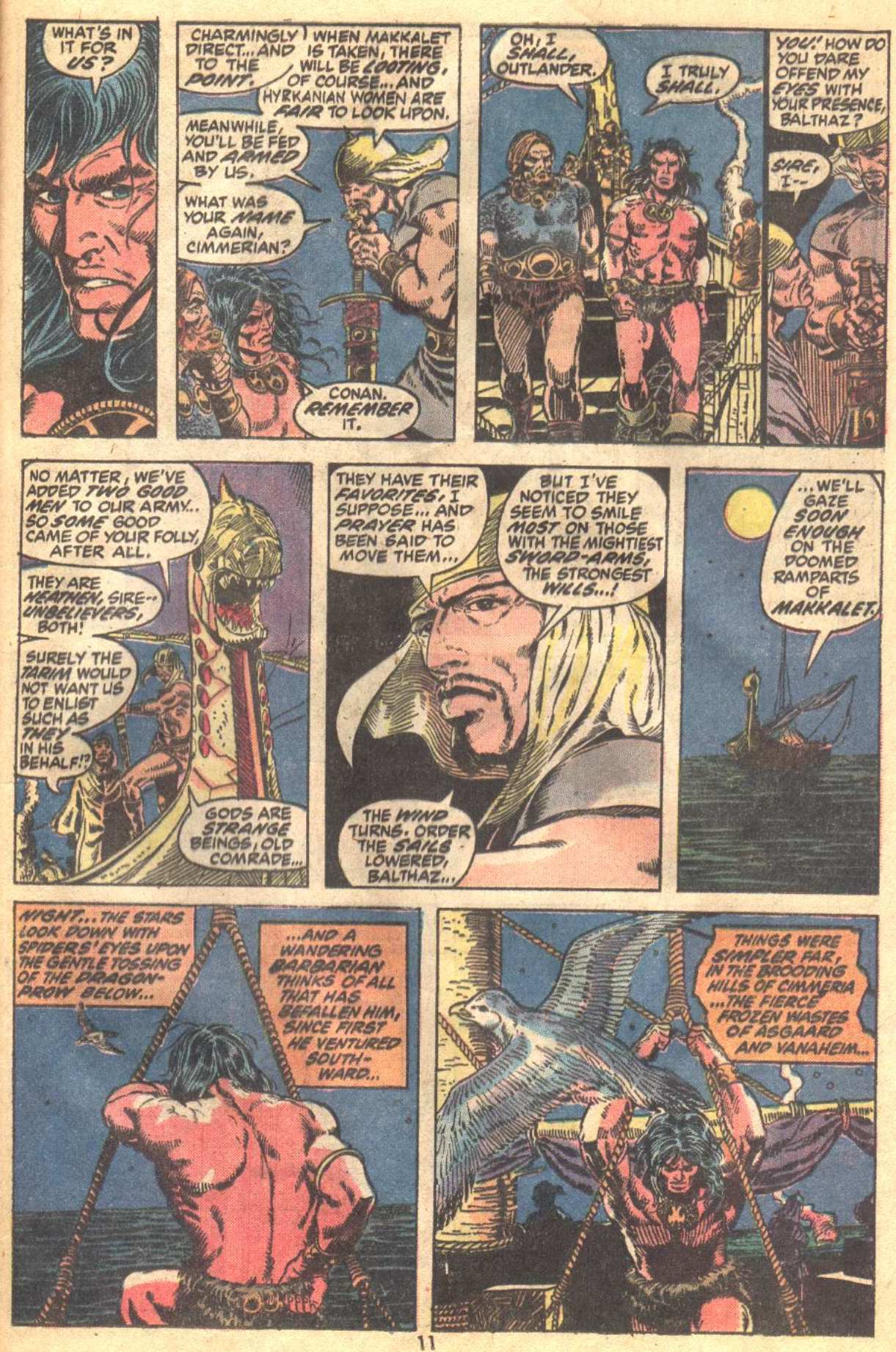 Read online Conan the Barbarian (1970) comic -  Issue #19 - 9