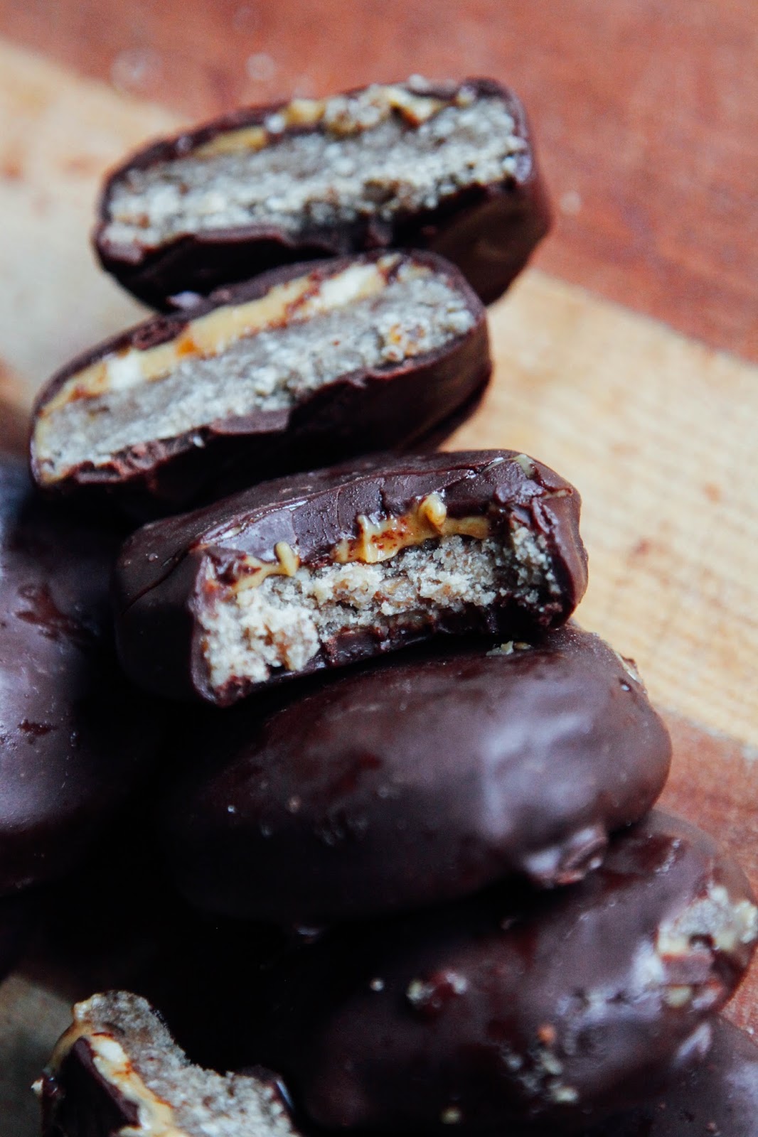 This Rawsome Vegan Life CHOCOLATE PEANUT BUTTER PILLOW COOKIES