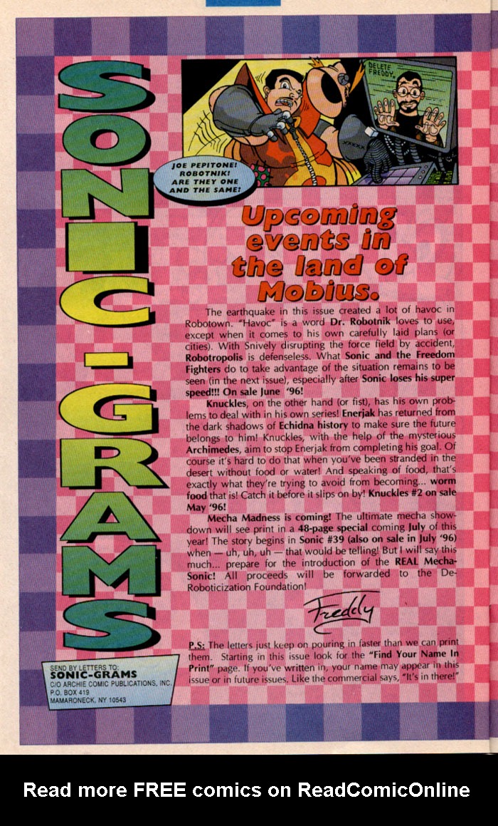 Sonic The Hedgehog (1993) issue 37 - Page 28