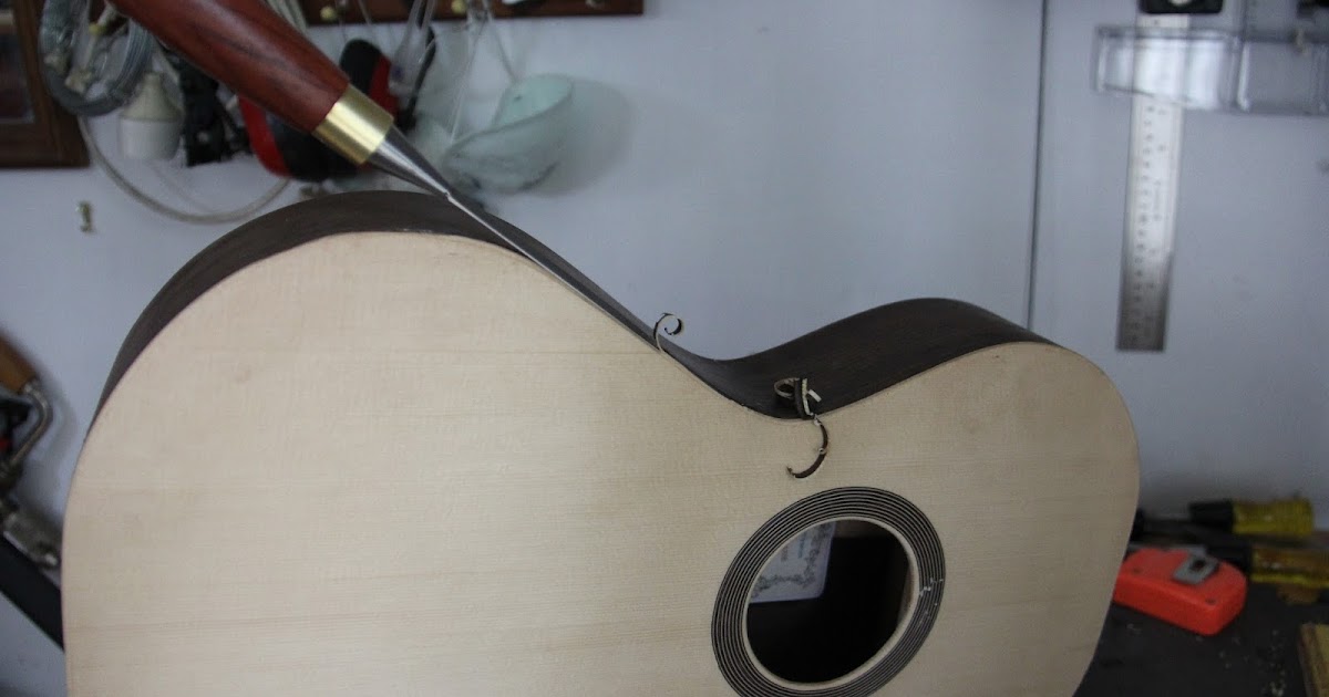 Lacote Guitar first build Binding and purfling channels