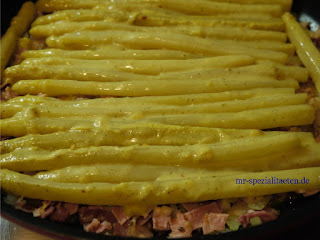 Spargel in Eiersoße Rosen Delikat Essen