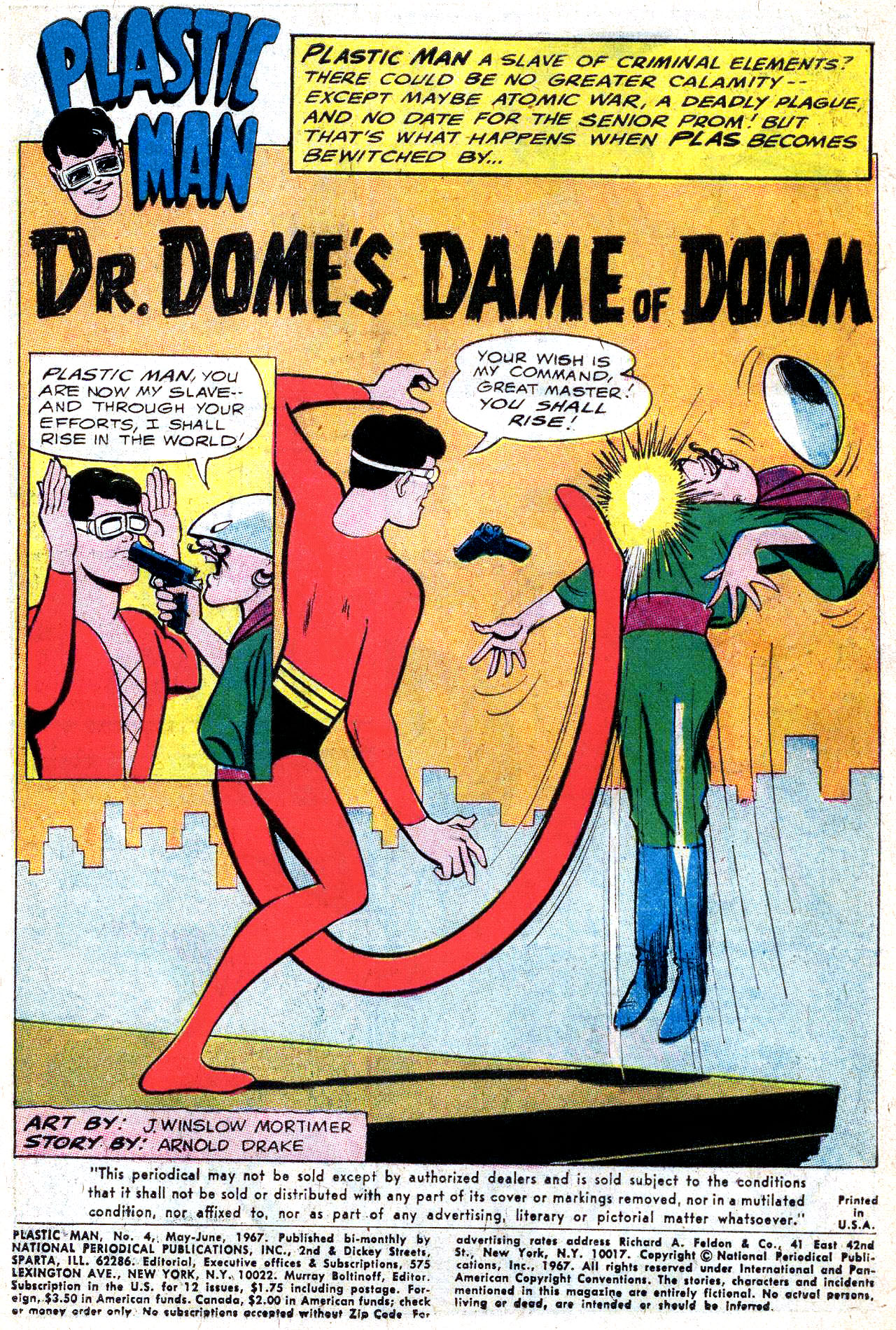 Read online Plastic Man (1966) comic -  Issue #4 - 2