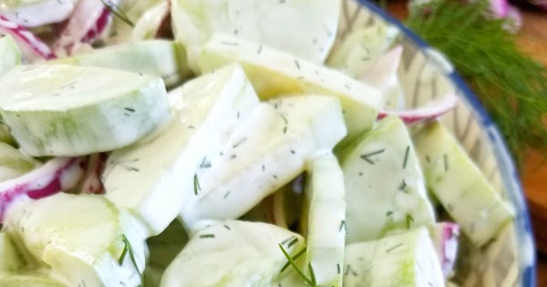 South Your Mouth Creamy Cucumber Salad
