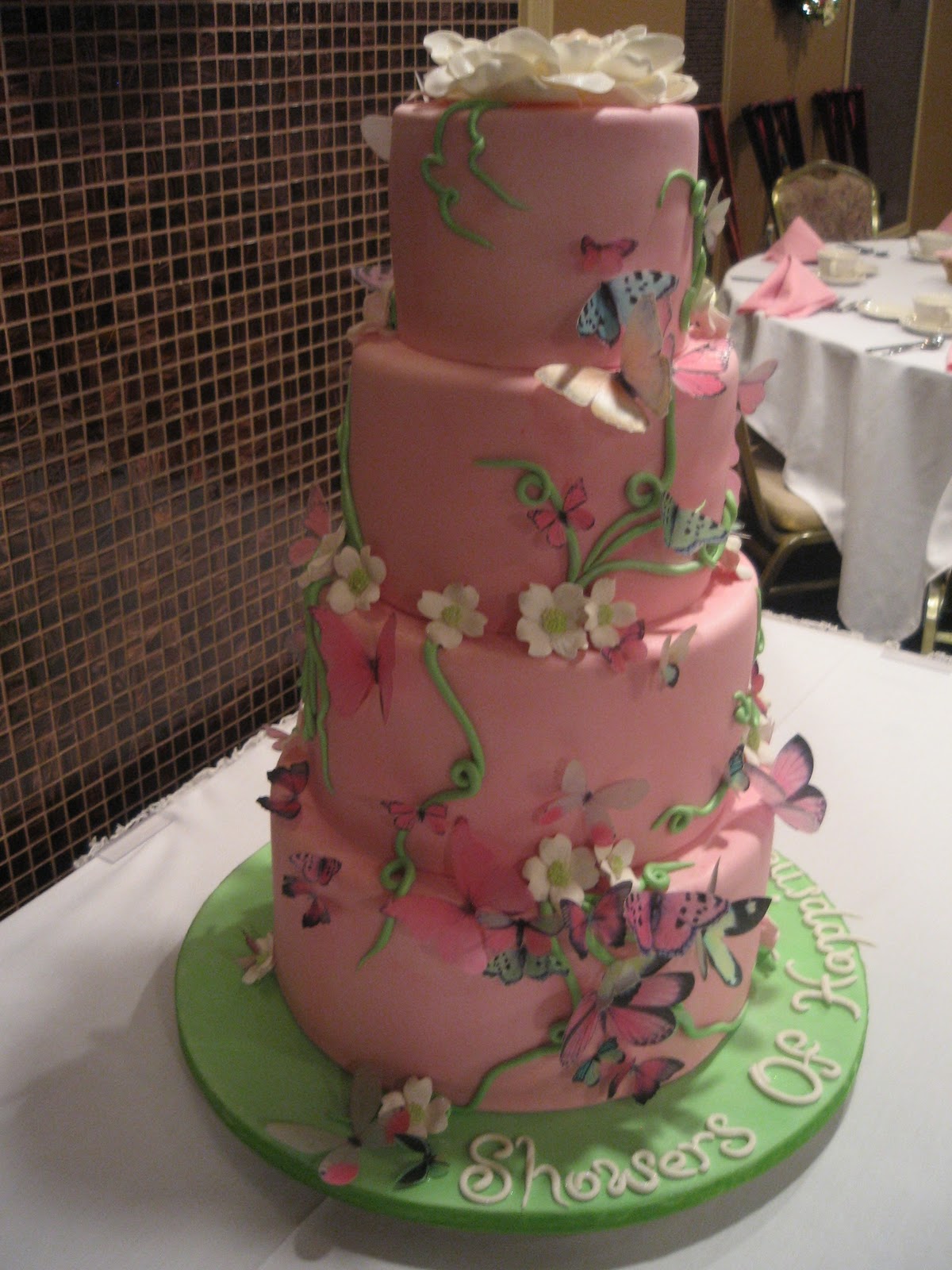 The Sweet Escape Blog Quot Butterfly Quot Baby Shower Cake