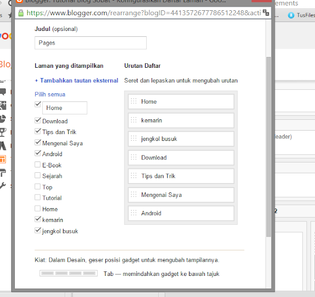 Membuat Tab Menu yang Menarik dan Fungsional untuk Blog Bus Pariwisata Anda