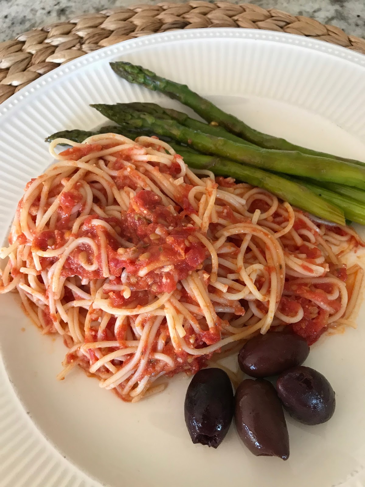 Tracy's Living Cookbook Grated Tomato Sauce (Bon Appetit)