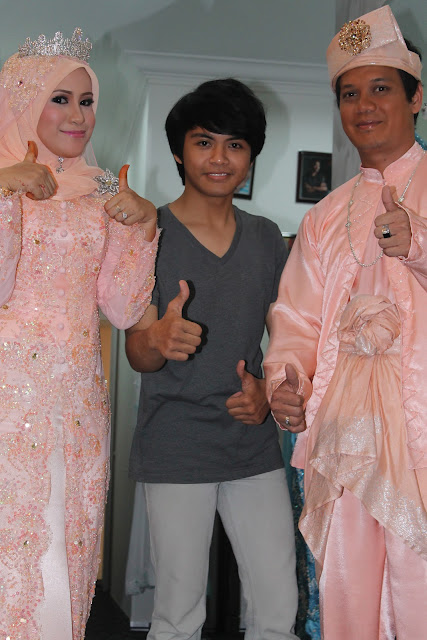 CHICHI MELAKA WITH GEE CANTIK BRIDAL HOUSE: BAJU SANDING WARNA PEACH CANTIK