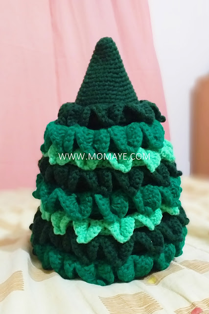 Christmas, Christmas tree, Christmas countdown, DIY Christmas decors, crochet Christmas tree