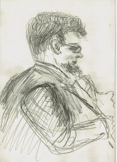 John Ogden drawn by Felicja Blumental John Ogden drawn by Felicja Blumental