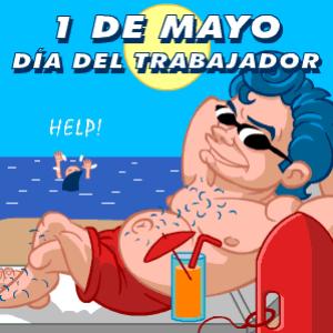 Día del Trabajador Dibujo al Día del Trabajador con humor