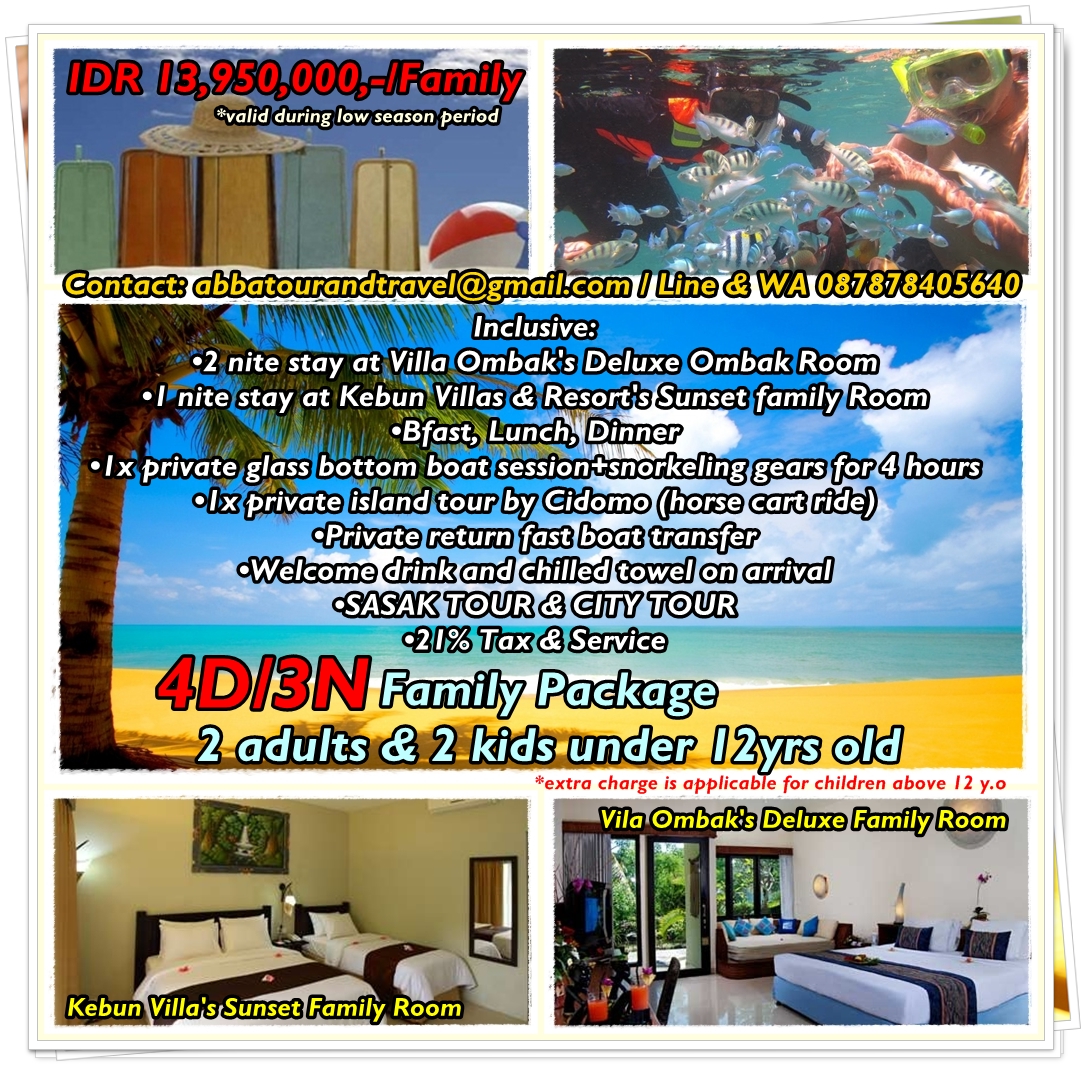 Your Trip Mate 4d/3n Family Package