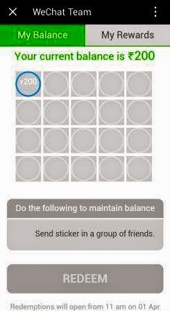 WeChat Offer Get Rs. 200 Free Recharge Balance NKWorld4U