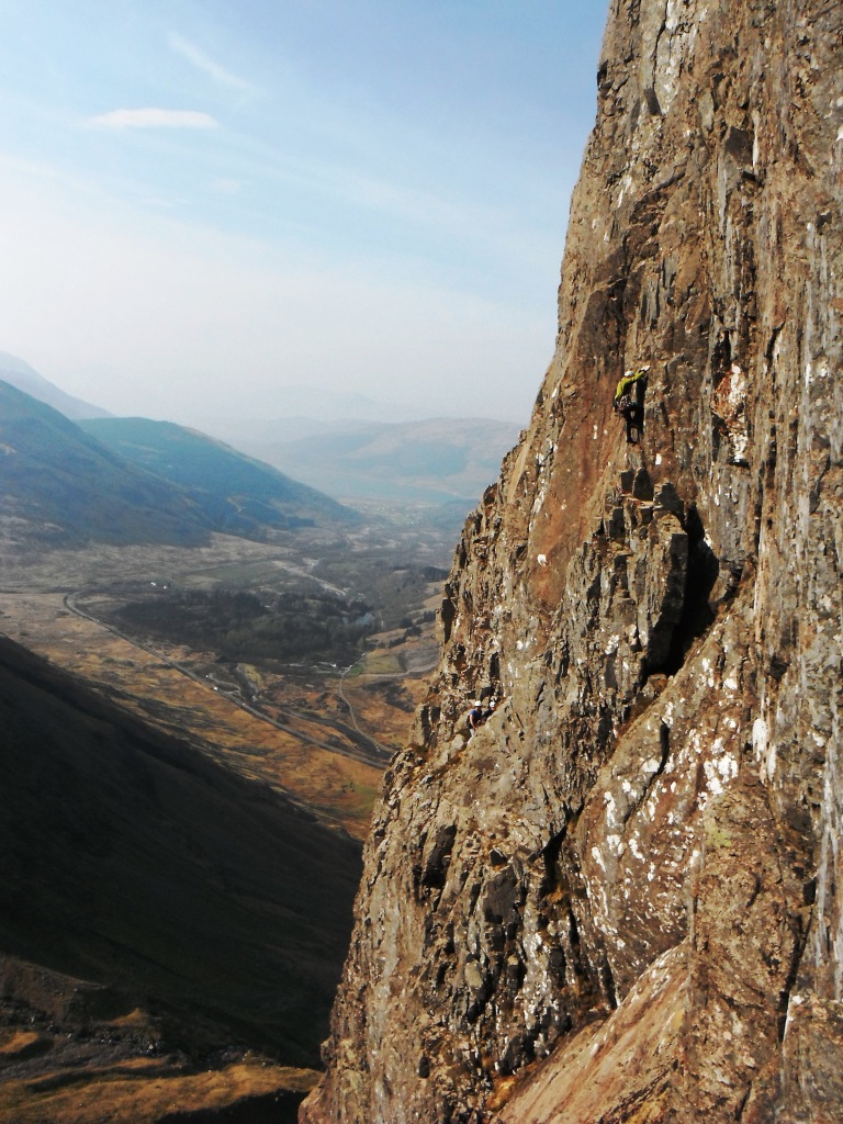 Winter and Rock Climbing Conditions 250312, Hammer/Trapeze, Glen