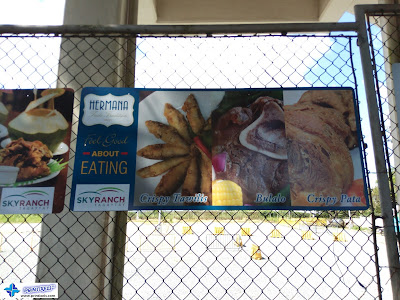 Galvanized Sheet Metal Sign - Hermana Sky Ranch Tagaytay Galvanized Sheet Metal Sign - Hermana Sky Ranch Tagaytay