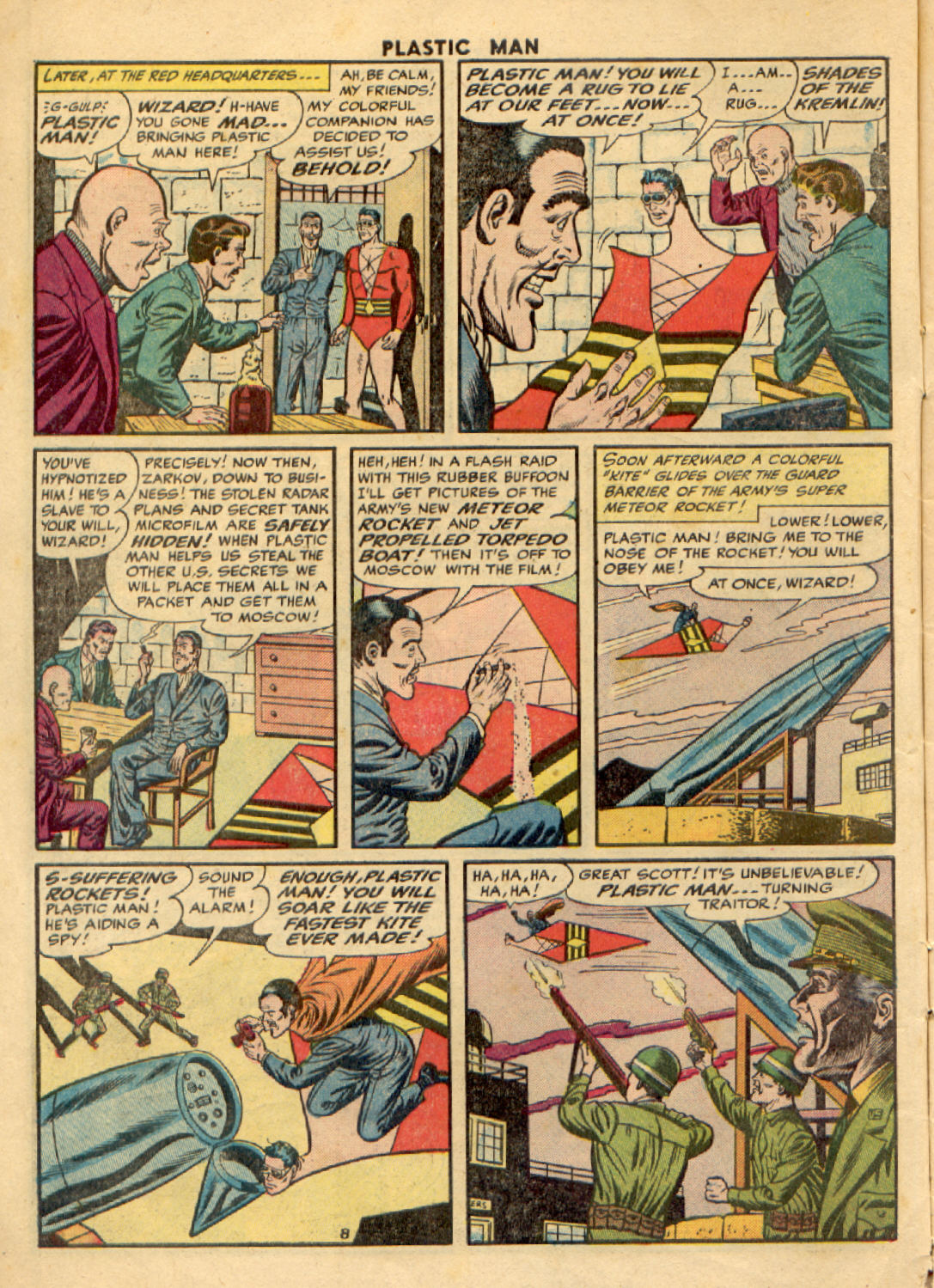 Read online Plastic Man (1943) comic -  Issue #52 - 9