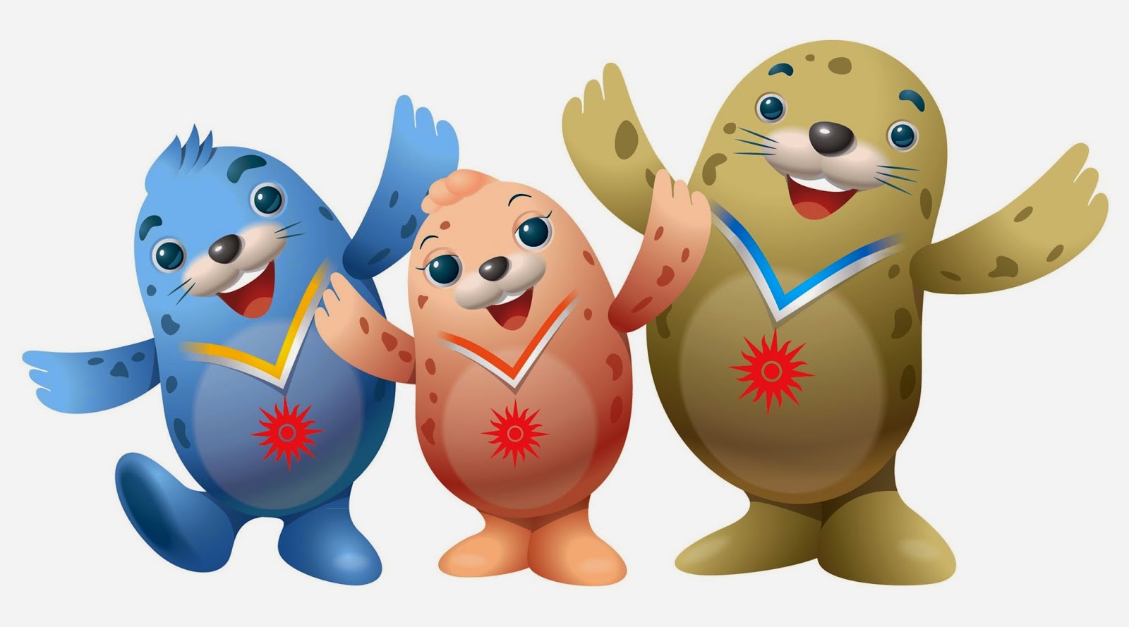 Asian Games Mascot Vector Incheon Mascot edit - Asian Games Mascot Vector