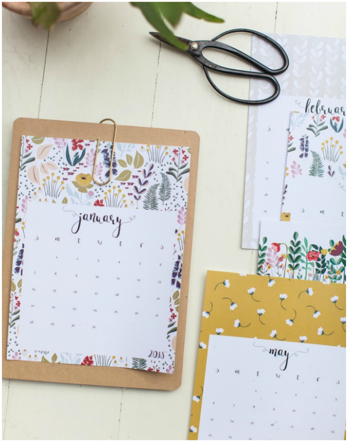 Calendario 2018 imprimible gratis