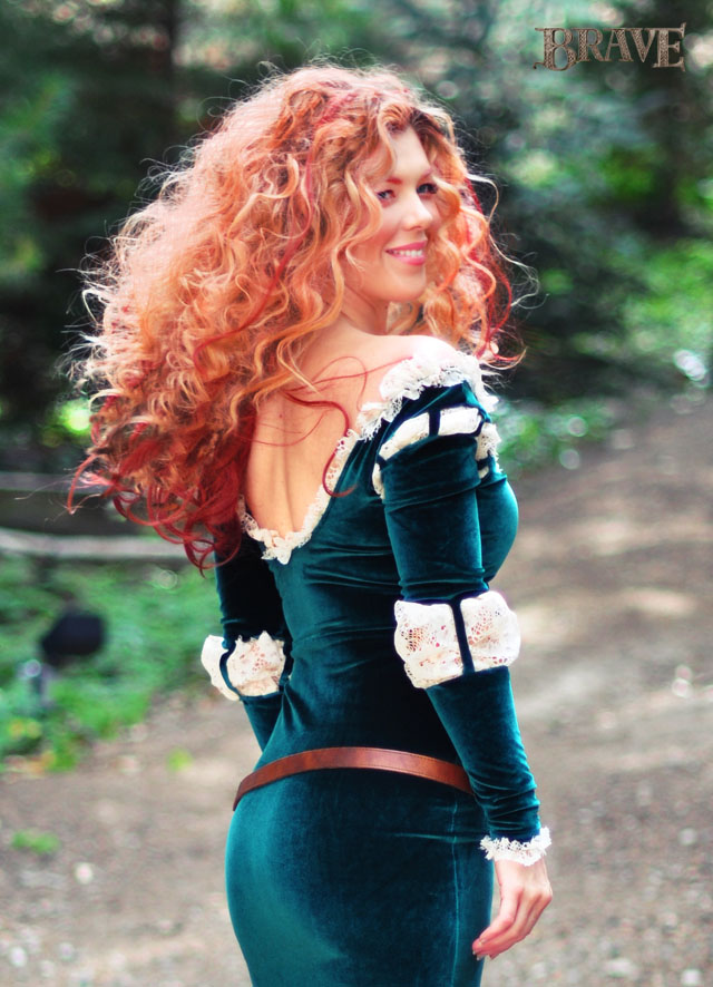 DIY Brave Costume, Princess Merida adult costume