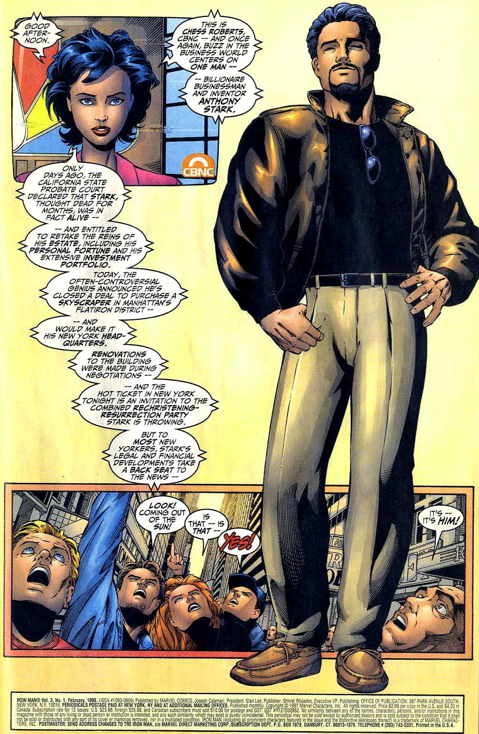 Read online Iron Man (1998) comic -  Issue #1 - 4