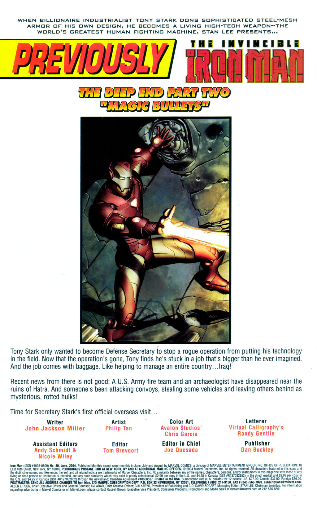Read online Iron Man (1998) comic -  Issue #80 - 2